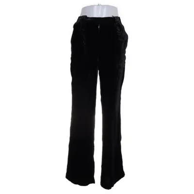 Pantalon (Noir) de Sandro Paris Coton, Soie, Viscose