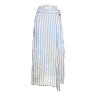 Maxi skirt (White, Blue) from Mango Casual