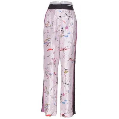 Hose (Pink, Schwarz, Lila) von Tory Burch Polyester, Seide