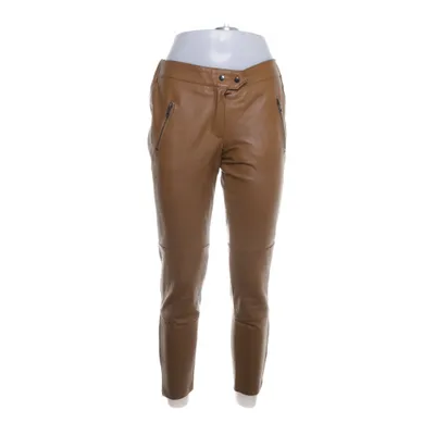 Leather pants (Brown) from Vero Moda Polyester, Leather