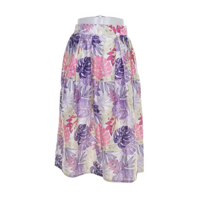 Skirt (White, Multicolored) from Jelis Jelis Polyester
