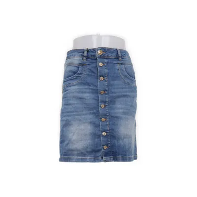 Jeanskjol (Blå) från Mos Mosh Bomull, Elastan, Polyester