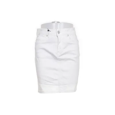 Spijkerrok (Wit) van Selected Femme Katoen, Elastaan