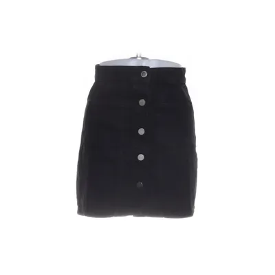 Denim skirt (Black) from Zara Authentic Denim by TRF Cotton