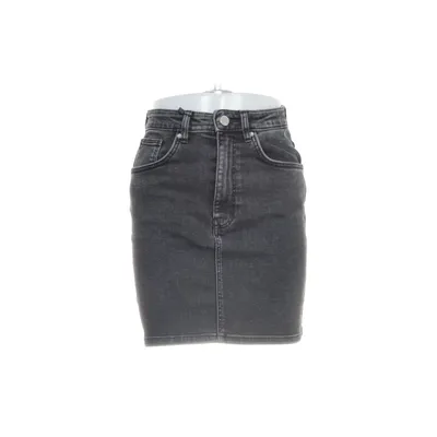 Spijkerrok (Zwart) van Zara Authentic Denim by TRF Katoen, Elastaan