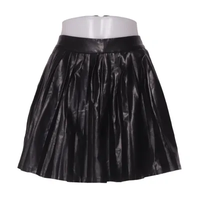 Kjol (Svart) från Shein Elastan, Skinnimitation, Polyester