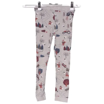 Pants (Gray, Multicolored) from Polarn O. Pyret Elastane, Organic cotton