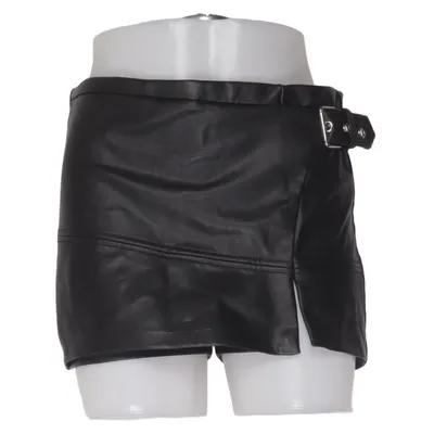 Skort (Sort) fra Bershka Polyurethan