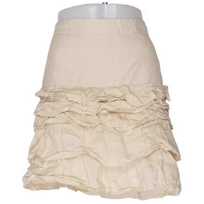 Jupe (Beige) de H&M Coton, Polyester, Soie