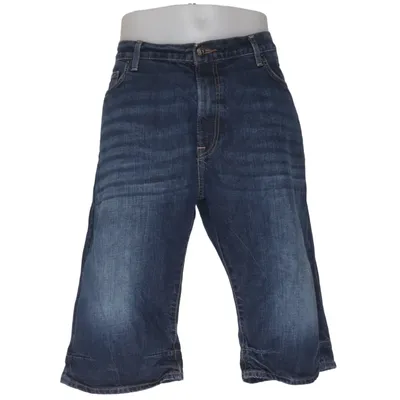 Denim shorts (Blauw) van Dressmann Katoen, Polyester