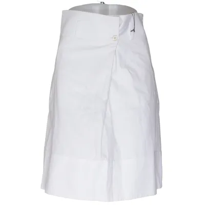 Kjol (Vit) från Massimo Dutti Woman Bomull, Viskos