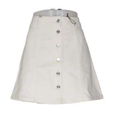 Denim skirt (White) from Self Cinema Elastane, Organic cotton