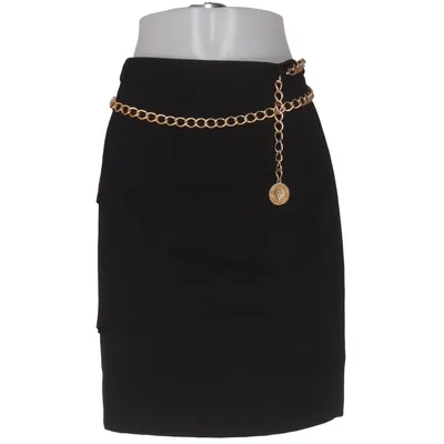 Kokerrok (Zwart) van Printemps Polyester, Wol