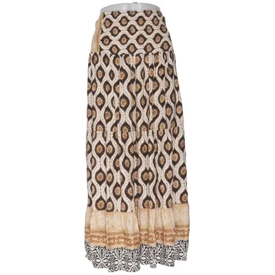 Långkjol (Beige, Svart, Vit, Flerfärgad) från Maria