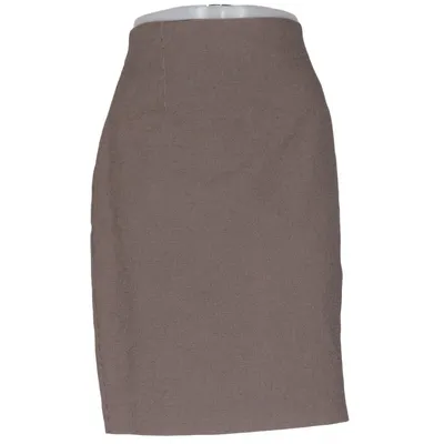 Blyantnederdel (Brun) fra Mari Philippe Polyester, Viscose
