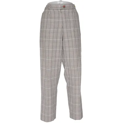 Jakkesætsbukser (Beige, Grå, Flerfarvet) fra Brax Feel Good Elastan, Polyester, Uld