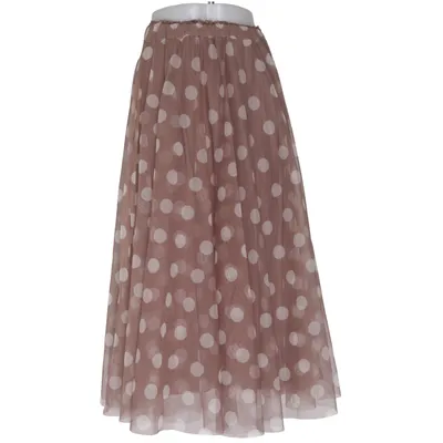 Jupe en tulle (Marron, Blanc) de Anna Dani Élasthane, Polyester, Viscose