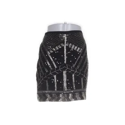 Skirt (Black, Silver) from Orsay Polyester