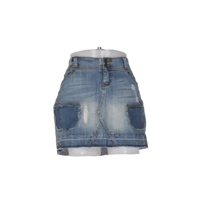 Denim skirt (Biri Mini Skirt) from Object Cotton, Elastane