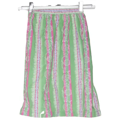 Dirndl (Green, Pink, Multicolored) Cotton