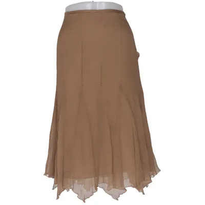 Skirt (Beige) from Massimo Dutti Silk