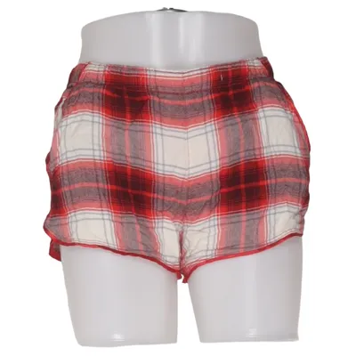 Pajama shorts (Red, White, Gray) from Abercrombie & Fitch Viscose
