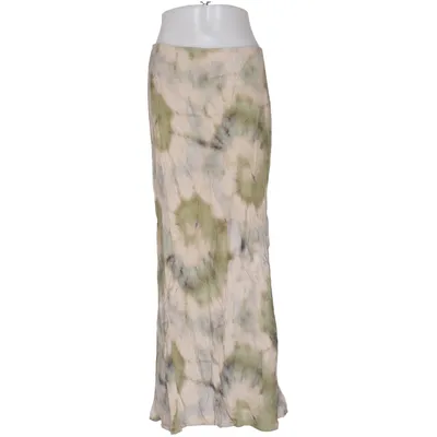 Maxi skirt (Green, Beige, Multicolored) from Pull & Bear Viscose
