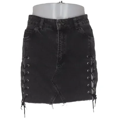 Jeansnederdel (Grå) fra Topshop Moto
