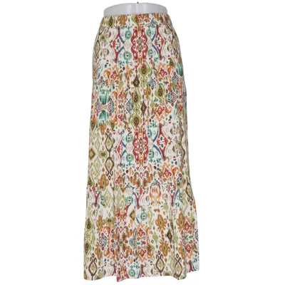 Maxi skirt (White, Multicolored) from Vicci Cotton, Viscose