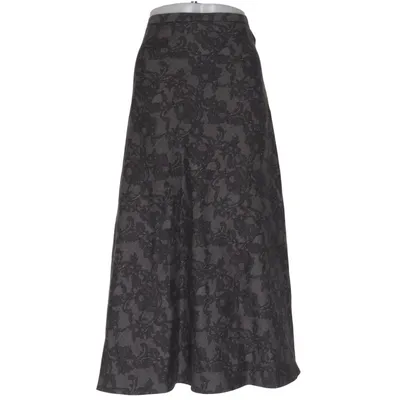 Skirt (Gray, Black) from Alba Moda Acetate, Polyamide, Wool