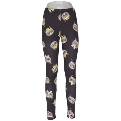 Leggings (Svart, Brun) från Grumpy Cat Elastan, Polyester