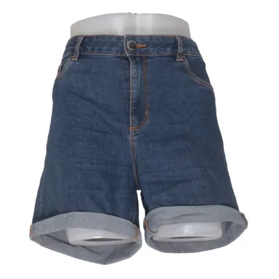 Denim shorts (Blauw) van Cubus Katoen, Elastaan, Polyester, Viscose
