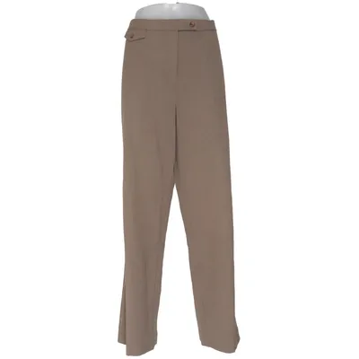 Palazzo broek (Beige) van JM Collection Elastaan, Polyester, Viscose