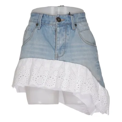 Denim skirt (Blue, White) from Alan Rust