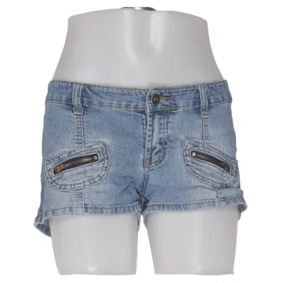 Jeansshorts (Blå) fra Miss Edith Bomuld, Elastan, Polyester