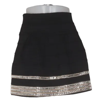 Nederdel (Sort) fra LM Lulu Elastan, Polyester