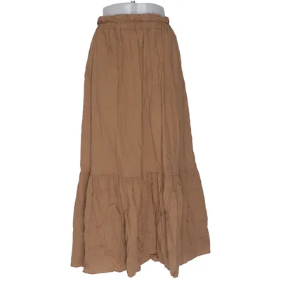 Maxi nederdel (Beige) fra Normcore Bomuld, Elastan