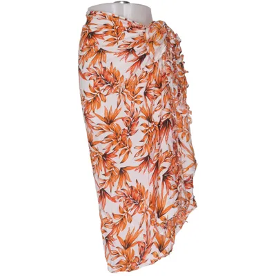Sarong (Blanc, Marron) Viscose