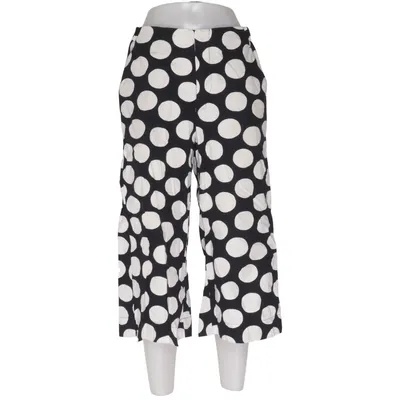 Palazzobyxor (Svart, Vit) från Marimekko x Uniqlo Bomull