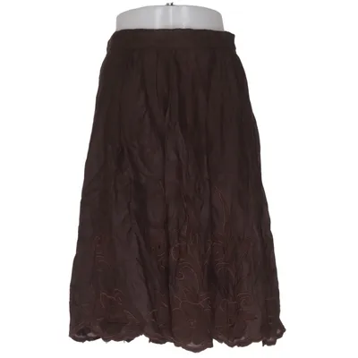 Jupe (Marron) de Claire.dk Coton, Soie