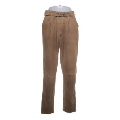 Leather pants (Brown) from Lekra Polyester, Leather