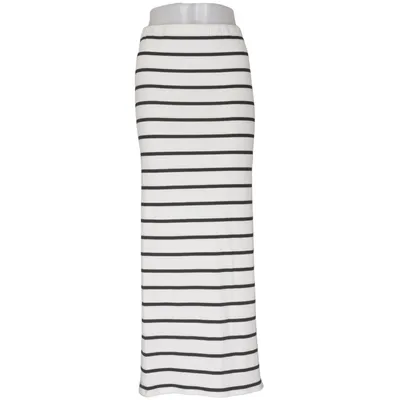 Maxi skirt (White, Black) from Chiquelle Cotton