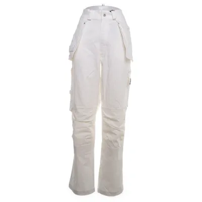 Cargobyxor (Vit) från DePalma Bomull, Elastan, Nylon