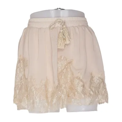 Nederdel (Beige) fra Buch Copenhagen Bomuld, Polyester