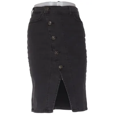 Denim skirt (Gray) from House of Lola Cotton, Elastane, Polyester, Viscose