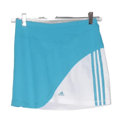 Jupe de sport (Turquoise, Blanc) de Adidas Élasthane, Polyamide, Polyester