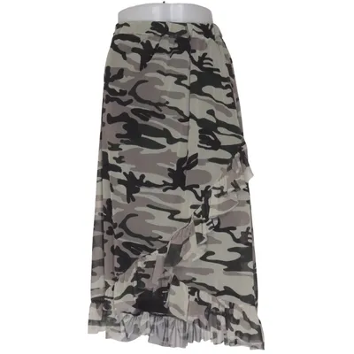 Wrap skirt (Black, Beige, Gray) from Cha Cha Elastane, Polyester