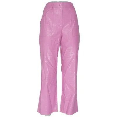 Pants (Pink) from Miss Selfridge Petites Polyester, Polyurethane, Viscose
