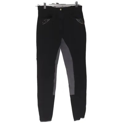 Rijbroek (Zwart, Grijs) van Carat Elastaan, Polyester, Viscose