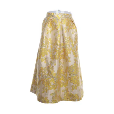 Kjol (Beige, Gul) från ASOS Metallfiber, Polyester